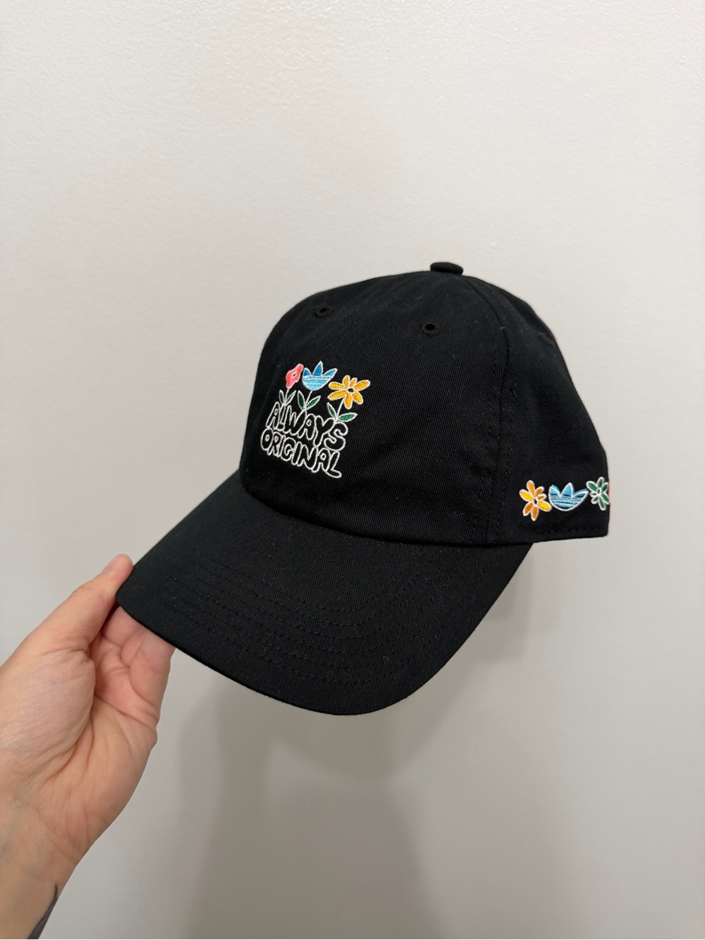 Adidas Always Original Floral Black Cap